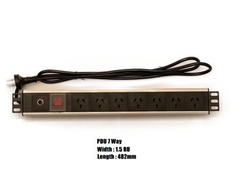 Industrial Level 7 To 20 Way Power Rail PDU Rack Mount Heavy Duty 3year Warranty - Picture 9 of 15