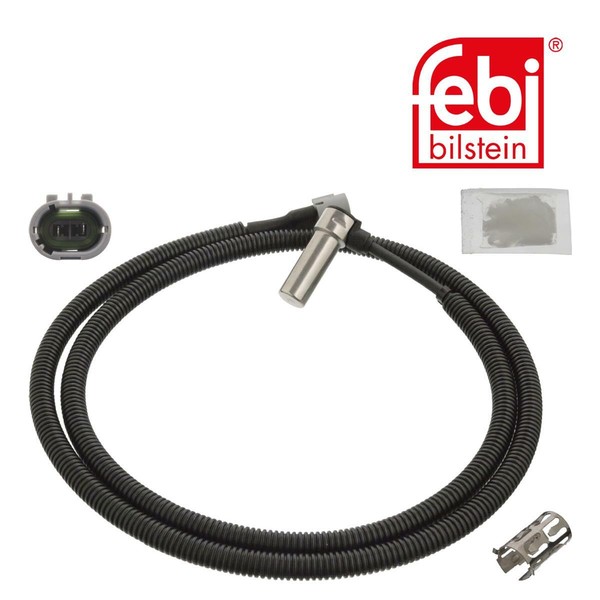 Febi Bilstein 106478 Abs-Sensor Mit HüLse Und Fett FüR Renault (Rvi)-image