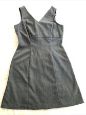 SCARLETT Ladies size 5 Gray Formal Dress V-neck Back Zip