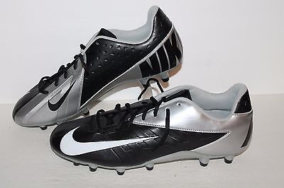 Botines De Fútbol Nike Vapor Strike, #511338-010, Negro/Plata, Mens  nosotros tamaño 13 | eBay