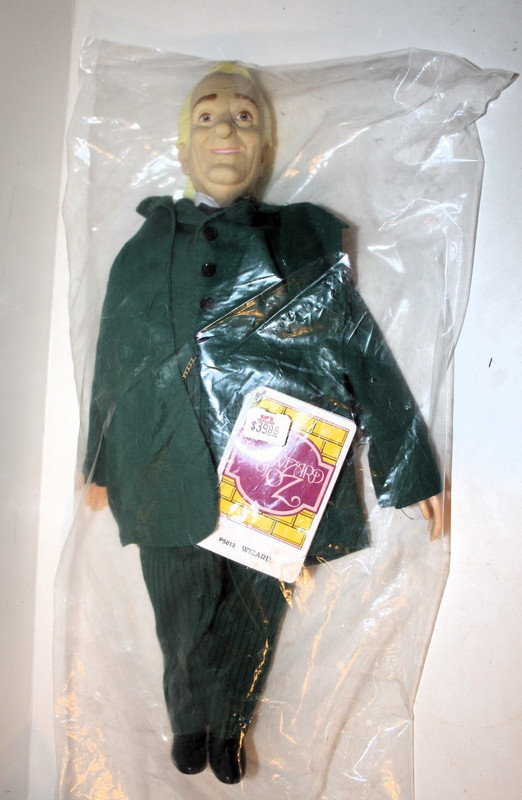 WIZARD OF OZ 14" The Wizard VINYL DOLL by Hamilton Gifts 1990 NEW w/tags P5813