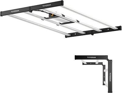 VIVOSUN VSFL3000 Bar LED Grow Light,300W 4 Bars,Foldable,Dimmable Full Spectrum