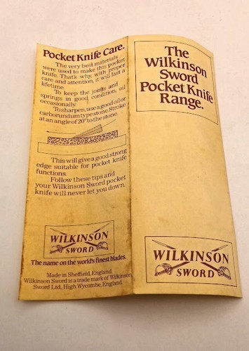 Vintage Wilkinson Sword Handyman's Knife 212907 Made in Sheffield England 1970s - Picture 7 of 12