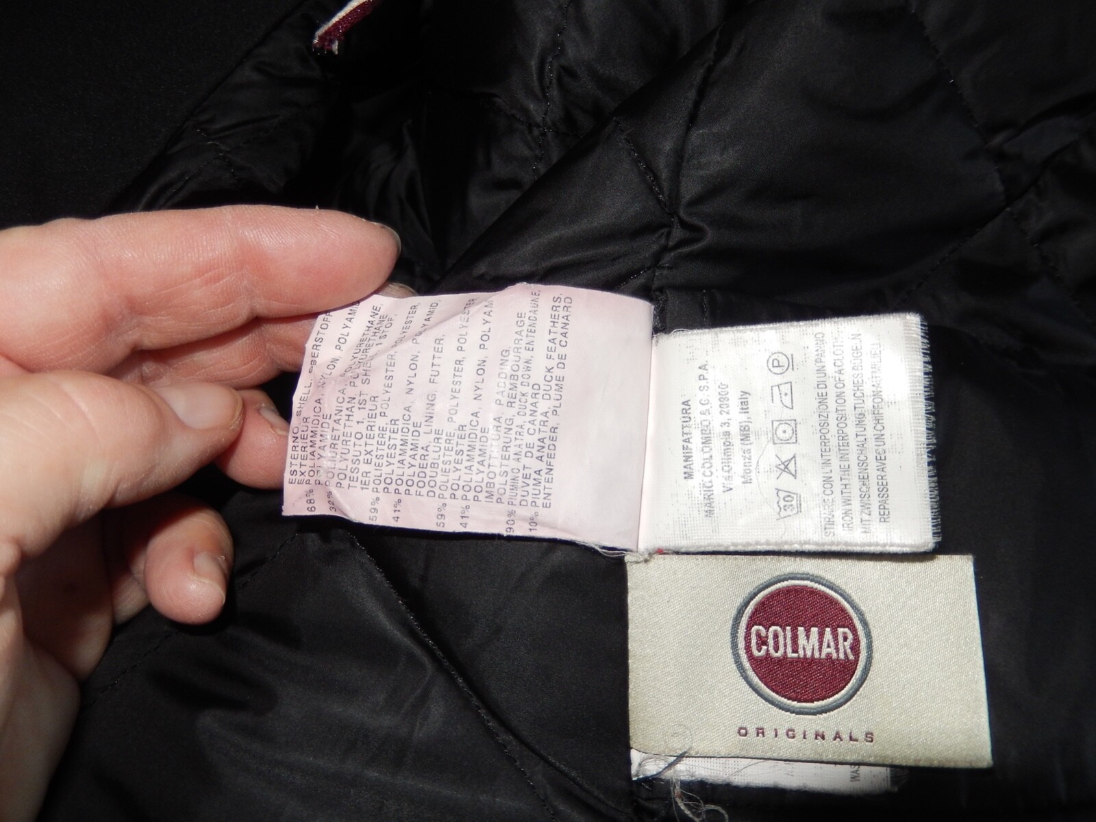Colmar Down Jacket Down Jacket Size 44 Black Exce… - image 11