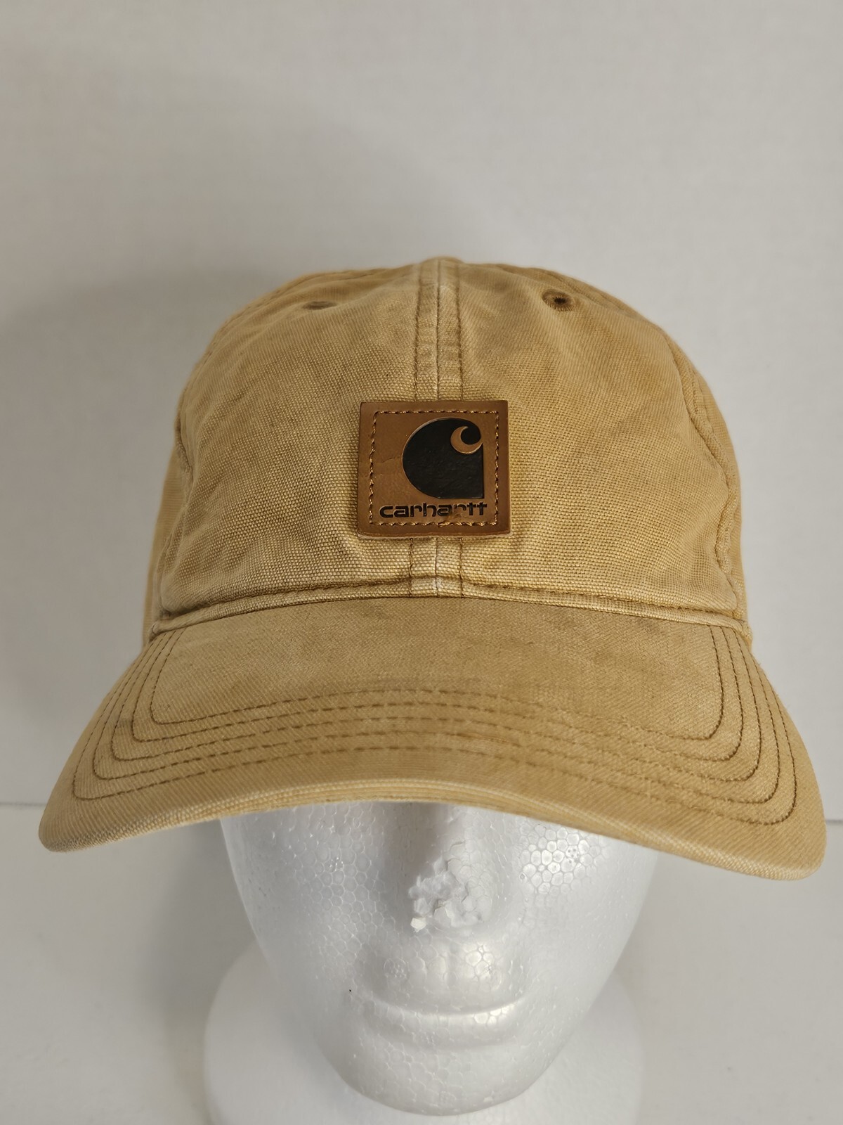 Carhartt Khaki Workwear Dad Cap with Adjustable Strapback