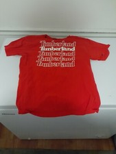 BOYS RED TIMBERLAND T SHIRT XL 18-20 