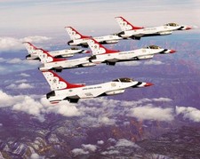 U.S. AIR FORCE THUNDERBIRDS GRAND CANYON 11x14 GLOSSY PHOTO PRINT