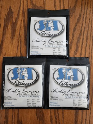 SIT 3 Pack Buddy Emmons Signature Series Pedal Steel Strings E9th PS-BEE9th