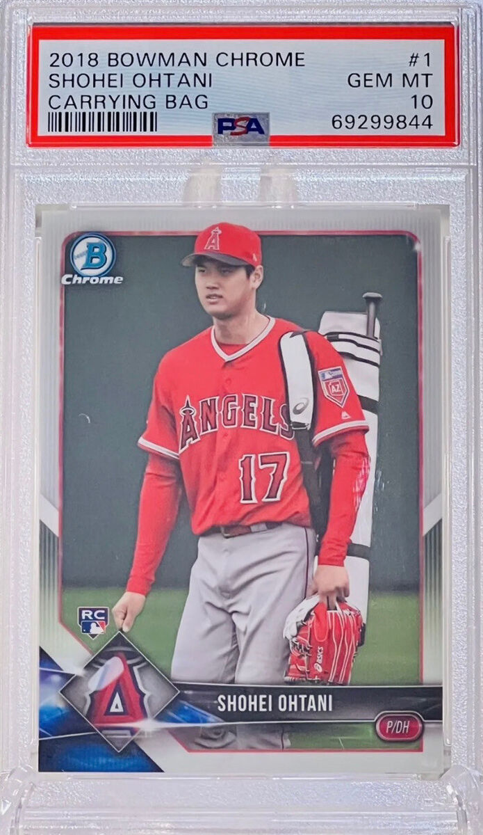 2018 Bowman Chrome #1 SHOHEI OHTANI RC SSP Carrying Bag 2018 Bowman Chrome #1 SHOHEI OHTANI RC SSP Carrying Bag