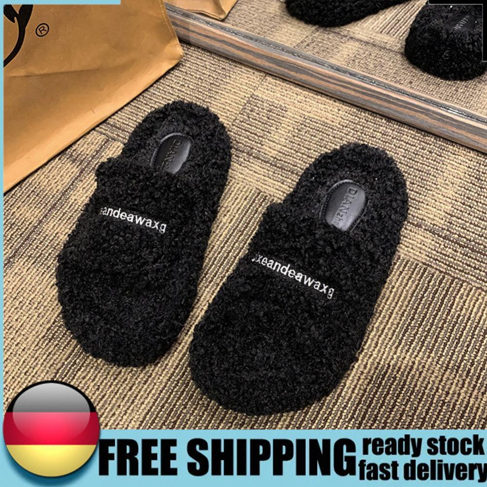 APL Pantofole Teddy Pile Calde Soffici Suola Antiscivolo Casa Cotone Scarpe da Donna