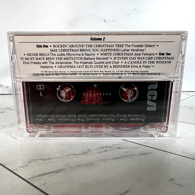 Vtg 1992 Winston Cigarette Holiday Collection Vol. 2 Cassette Tapes New  Elvis