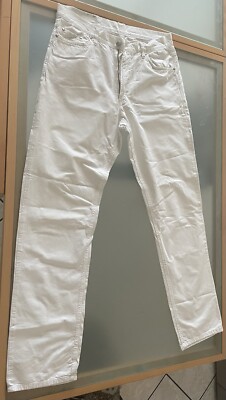 Hose CARRERA BLUE AGE Gr. 42 Farbe Weiß Original Gebraucht