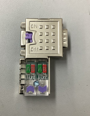 Yaskawa Vipa 972-0DP10 Profibus Connector w/ LED 90° Angle (b568)