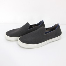 Rothy s The Original Slip On Sneaker Womens Size 8 Steel Gray