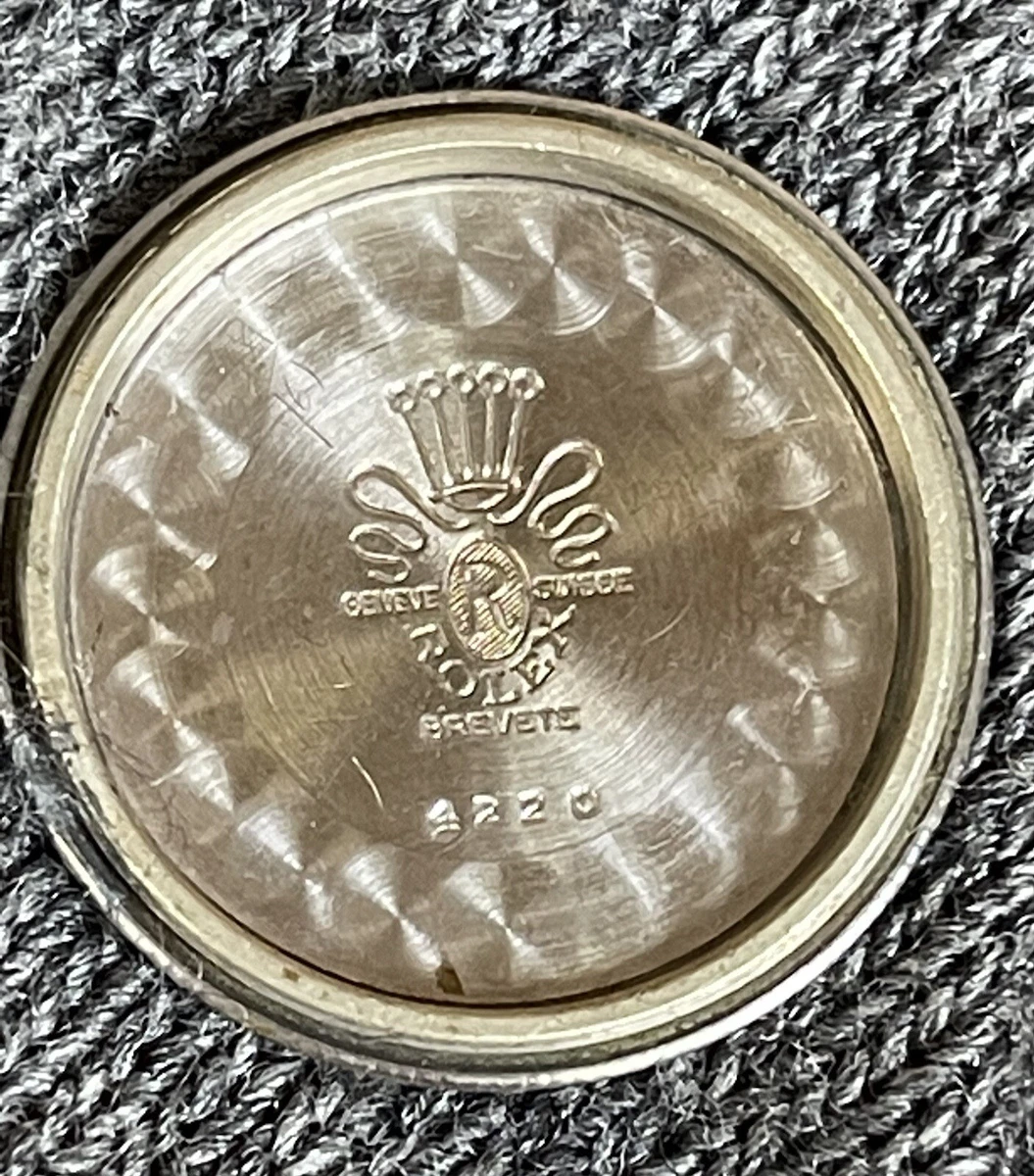 Vintage Rolex Oyster Speedking Ref.4220 Stainless Steel Case Back