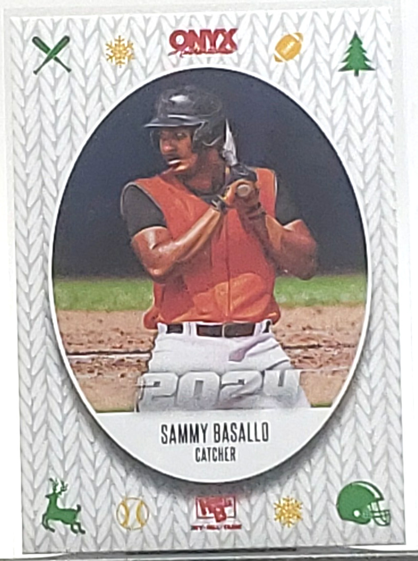 2025 Onyx Holiday Edition Sammy Basallo Baltimore Orioles Top Prospects