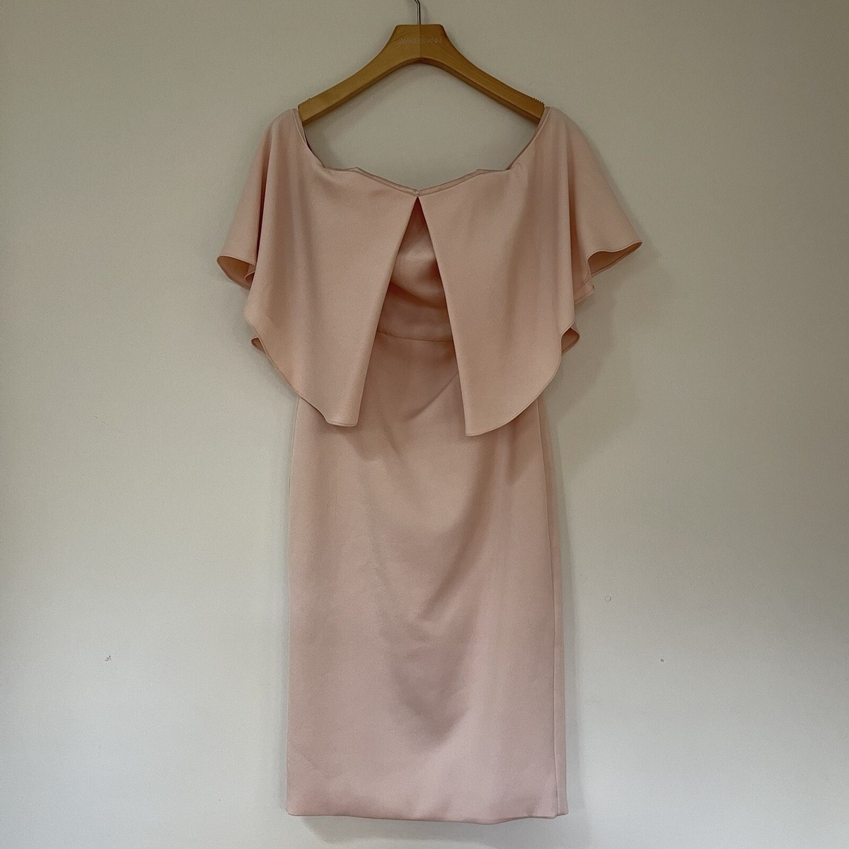 CAMILLA AND MARC Dress, Size 8, Tuberose Midi Dress Blush Pink Lined  Elegant | eBay UK