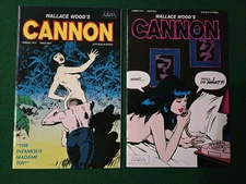Wallace Wood's CANNON #1,6 Lot Of 2 Comics Eros Higher Grade