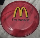 McDonald’s "I’m Lovin’ It" Red Flying Disc Frisbee W/Golden Arches Logo — photo 1
