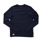 Men’s L Large TRACKSMITH NEW ENGLAND Session L/S Knit Synthetic Top Navy MT21000