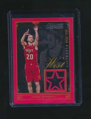 MANU GINOBILI 2012-13 PANINI TIMELESS TREASURES ALL-STAR MATERIALS 005/149 #15