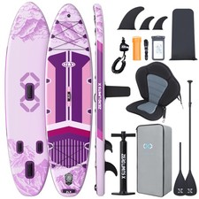 Inflatable Touring SUP Board 350cm with Seat Beginner Friendly for Families...