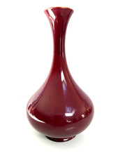 Christopher Dresser signed Linthorpe Vase Sang de Boeuf