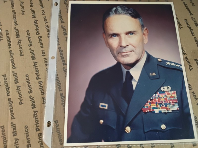 8 X 10 photo Of General Maxwell D Taylor, new 