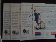 Lot de  feuillets du Musée Postal Révolution Française