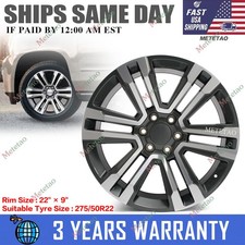 New 22 X 9 6x139.7 Alloy Wheel Rim 2017 2018 2019 2020 For Gmc Yukon Xl Denali