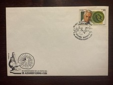 1cuba  FDC COVER 2013 YEAR FLEMING ANTIBIOTICS PENICILLIN HEALTH MEDICINE STAMPS