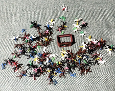 Job Lot Vintage Plastic Toy Soldiers H0/00 Scale Fort Cheyenne Cowboys & Indians