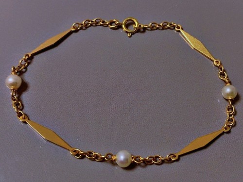 Ancien bracelet or 18 carats