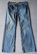 Faded Glory Women's Jeans Classic Stretch Straight Leg Size 18W AVG 36"x30"