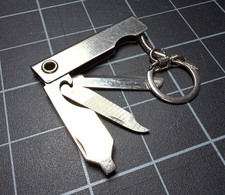Vintage Liter Multi-Tool Keychain – Made in USA – Knife, Screwdriver & More