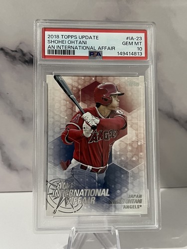 Shohei Ohtani #IA-23 — 2018 Topps Update an International Affair baseball card