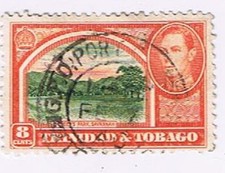 Stamps Trinidad & Tobago 1938 8d King George VI