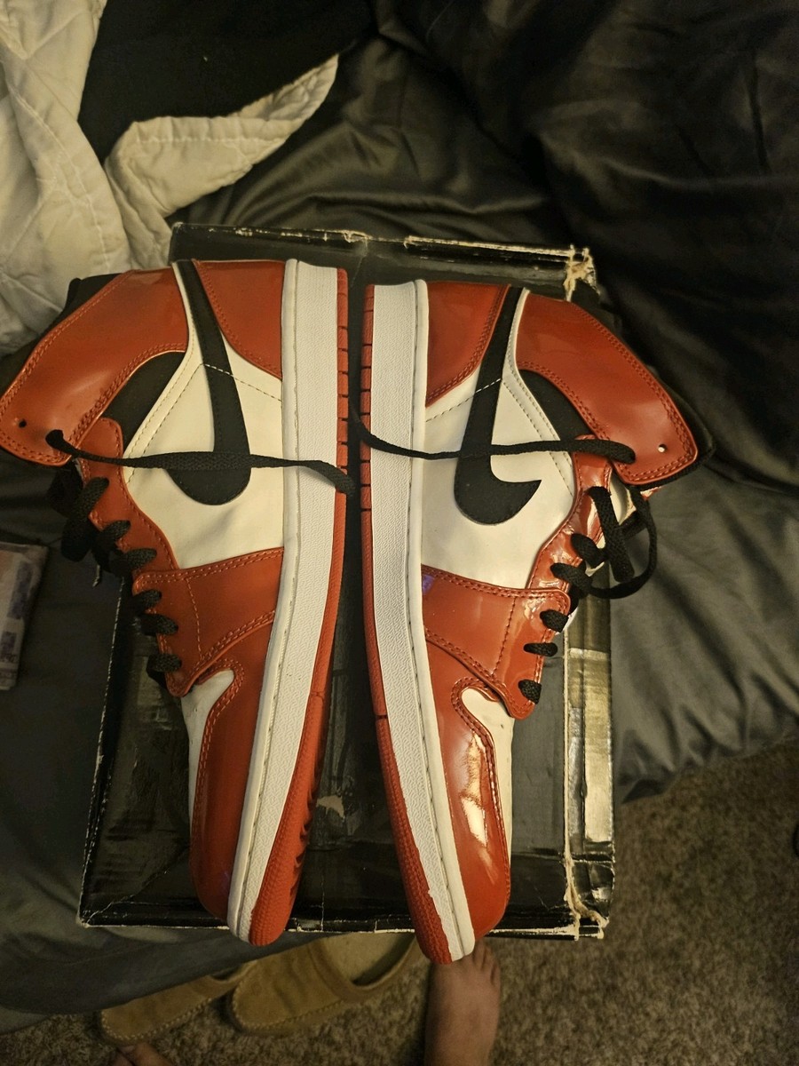 Size 11.5 - Air Jordan 1 Retro Patent 2003 Chicago Bulls for sale