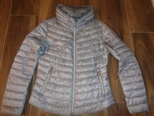 DJ85°C Steppjacke Jacke Anorak Gr. S/36 silbergrau Kapuze leichtsteppjacke