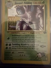 Wizards of the Coast Pokemon TCG Giovanni's Nidoking 7/132 Gym Challenge Holo on eBay