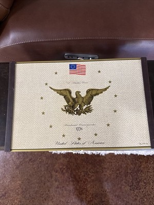 WARM-O-TRAY #60 1776-1976 Bicentennial American Eagle Warming Hot Plate 17''X11''