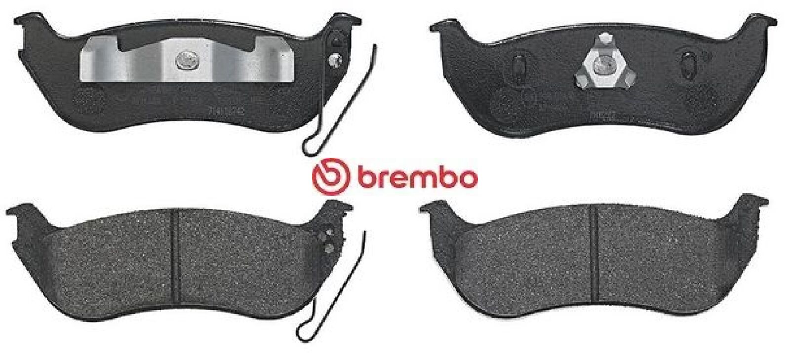 Für BREMBO P 37 009 Brake Pad Set, disc brake P 37 009 Brake pads set rear (wit - Bild 4