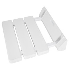 Wall Mounted Drop Leaf Shower Seat Foldable Bathroom Bench For Home Sauna Room