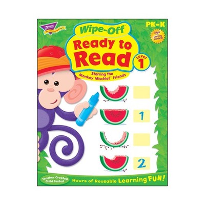 Ready to Read 1 (Monkey Mischief ) Wipe-Off  Book - - Good - See conditi...