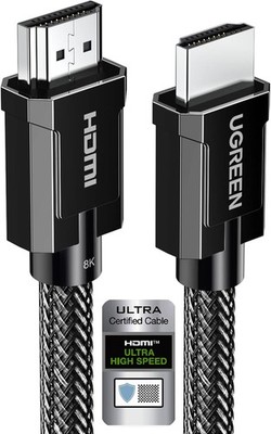 HDMI Cable Ultra High Speed 8K 10K HDR Dolby Compatible PS5 Xbox Switch