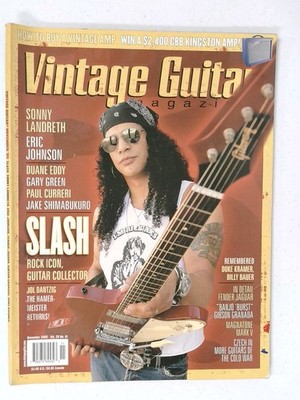 Vintage Guitar Magazine November 2005 Slash Rock Icon Guns N' Roses