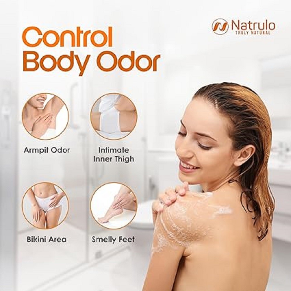 Natrulo Persimmon Soap Bar for Body Odor Control – Purifying Deodorizing Body