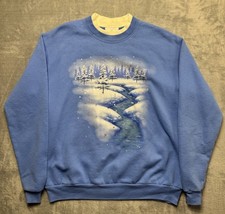 Vintage Top Stitch By Morning Sun Sweatshirt Winter Snow Womens L Grandmacore