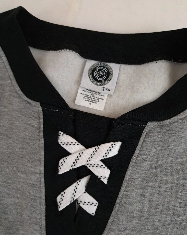 Vintage Detroit Red Wings Hockey XL Laced neck Sweatshirt Jersey NHL - Image 3 of 4