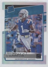 2020 Donruss Rated Rookie Press Proof Silver Die-Cut 9/75 CJ Henderson #348 6o3
